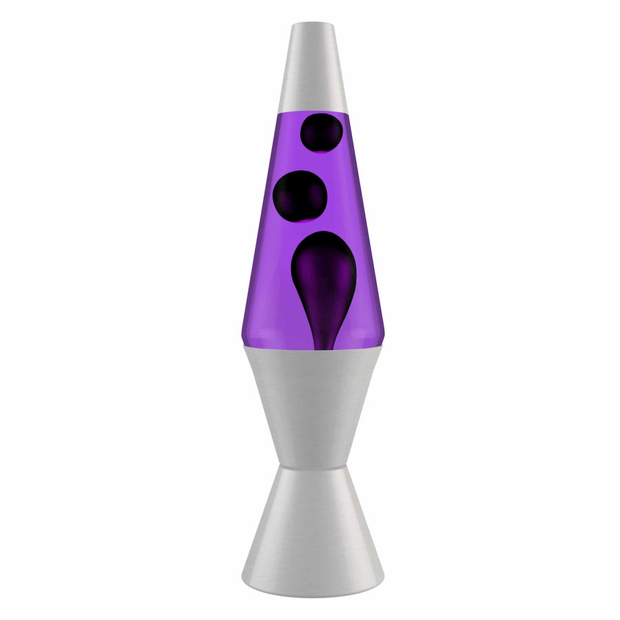 14.5’’ LAVA LAMP – BLACK & PURPLE F1