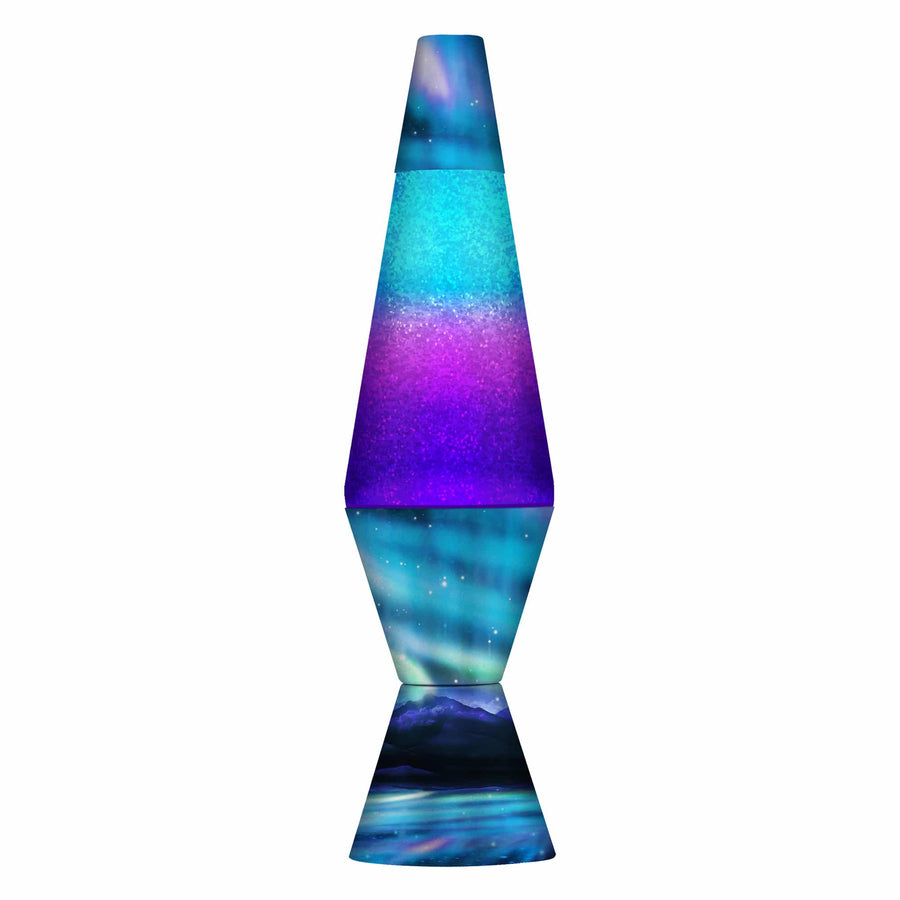 14.5″ LAVA LAMP COLORMAX NORTHERN LIGHTS – GLITTER S1