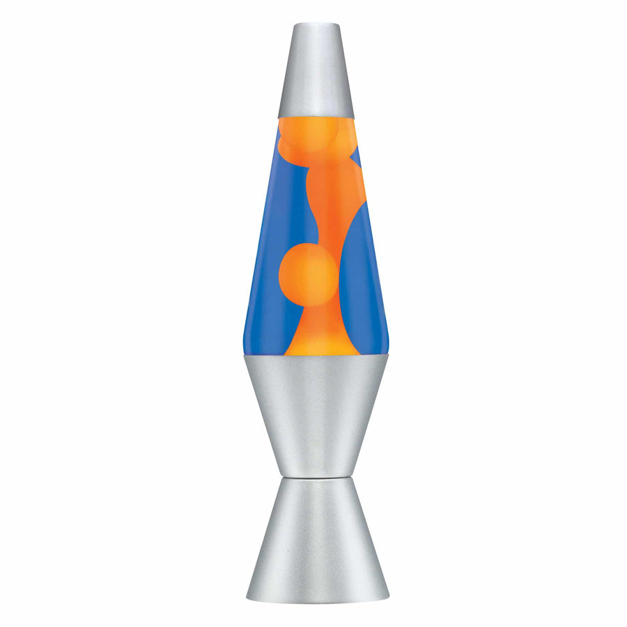 14.5” LAVA LAMP – ORANGE/BLUE/SILVER L0