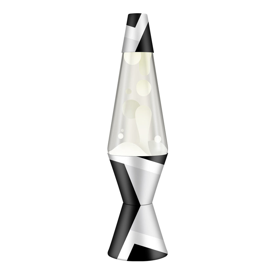 14.5″ LAVA LAMP POLYGONAL WHITE TONE K0
