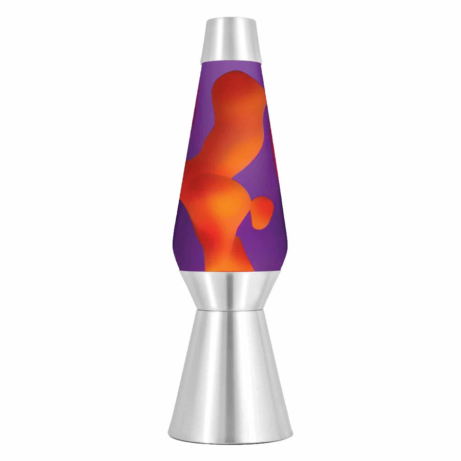27″ LAVA LAMP GRANDE – YELLOW/PURPLE/SILVER W1